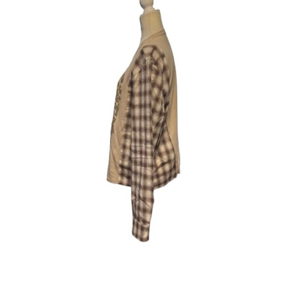 Handmade One of a Kind Upcycled Minnie Mouse Long Sleeve Pullover Shirt - Picture 3 of 7